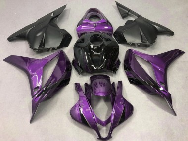 Carene Moto Honda CBR600RR 2009-2012 - Viola Nero Lucido OEM Stile