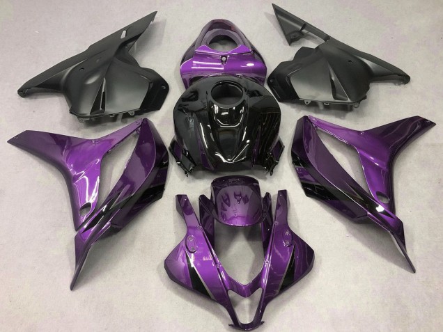 Carene Moto Honda CBR600RR 2009-2012 - Viola Nero Lucido OEM Stile