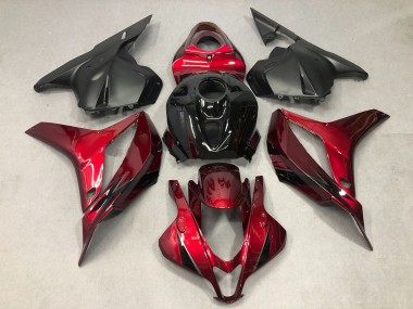 Carena Moto Honda CBR600RR 2009-2012 - Rosso Nero Lucido OEM Stile