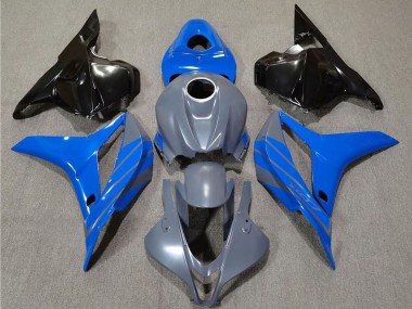 Carene Moto Honda CBR600RR 2009-2012 - Grigio Blu Nero Lucido