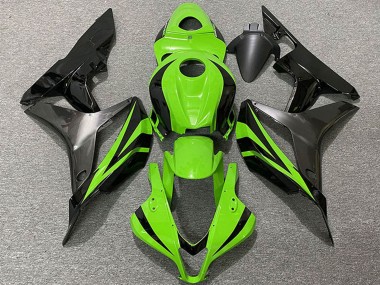 Carene Moto Honda CBR600RR 2007-2008 - Verde Nero Lucido Grigio OEM Stile