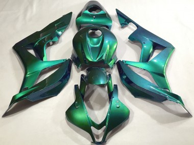 Carene Moto Honda CBR600RR 2007-2008 - Verde Smeraldo Pianura