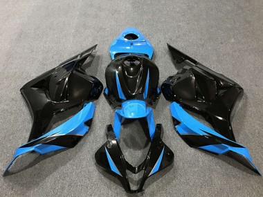Carene Moto Honda CBR600RR 2009-2012 - Azzurro Cielo Nero Lucido