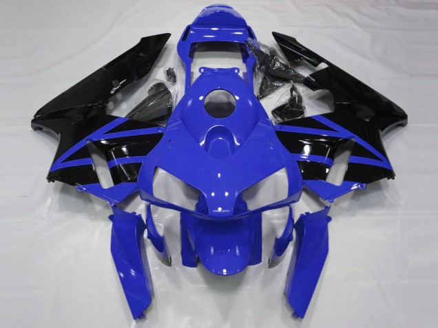 Carene Moto Honda CBR600RR 2003-2004 - Blu Nero Lucido Banda