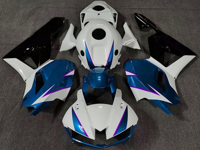 Carena Moto Honda CBR600RR 2013-2026 - Bianco Blu Nero Lucido