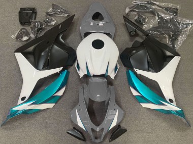 Carene Moto Honda CBR600RR 2009-2012 - Bianco Grigio Blu Nero Opaco