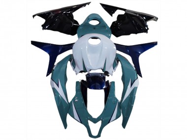 Kit Carena Moto Honda CBR600RR 2009-2012 - Bianco Blu Nero Lucido
