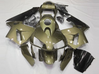 Carene Moto Honda CBR600RR 2003-2004 - Olive Nero Lucido