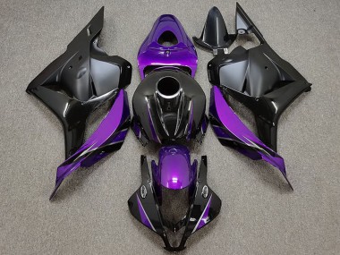 Carene Moto Honda CBR600RR 2009-2012 - Bianco Viola Blu Nero Opaco