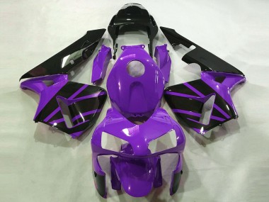 Carene Moto Honda CBR600RR 2003-2004 - Viola Nero Lucido OEM Stile