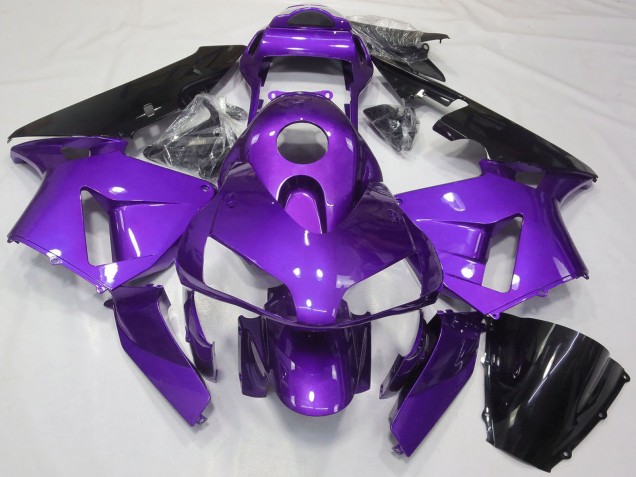 Carena Moto Honda CBR600RR 2003-2004 - Viola Nero Lucido