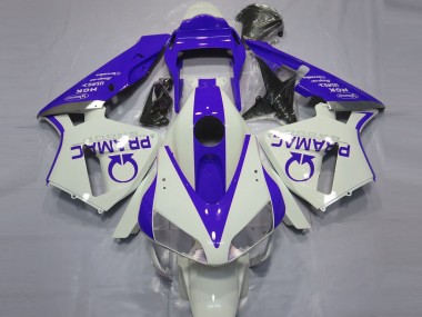 Carene Moto Honda CBR600RR 2003-2004 - Bianco Blu Pramac