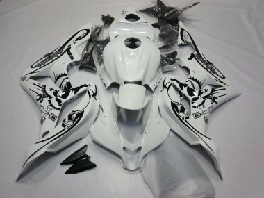 Carene Moto Honda CBR600RR 2007-2008 - Bianco Nero