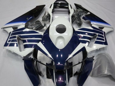 Carene Moto Honda CBR600RR 2003-2004 - Bianco Blu Fade