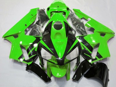 Carene Moto Honda CBR600RR 2005-2006 - Verde Nero Lucido Design