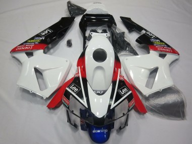 Carene Moto Honda CBR600RR 2003-2004 - Bianco Rosso Blu Nero Lucido Lee