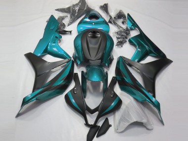 Carene Moto Honda CBR600RR 2007-2008 - Azzurro Chiaro Nero Opaco