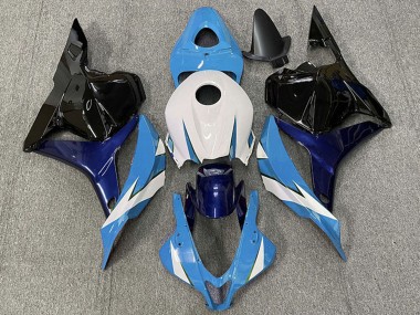 Carena Moto Honda CBR600RR 2009-2012 - Bianco Blu Nero Lucido
