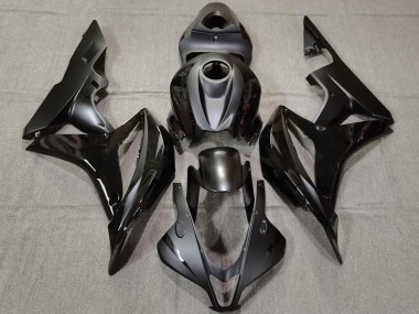 Carene Moto Honda CBR600RR 2007-2008 - Nero Lucido Nero Opaco