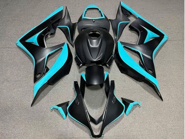 Carena Moto Honda CBR600RR 2007-2008 - Ciano Blu Nero Opaco