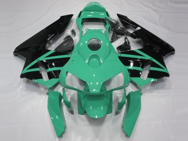 Carene Moto Honda CBR600RR 2003-2004 - Mint Verde Nero Lucido