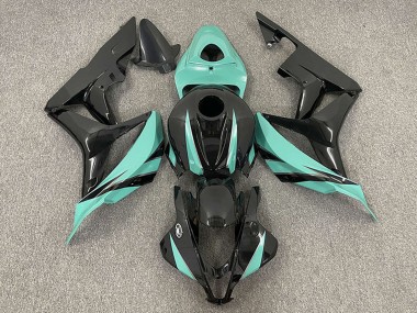 Carene Moto Honda CBR600RR 2007-2008 - Mint Verde Nero Lucido