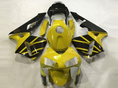 Carene Moto Honda CBR600RR 2003-2004 - Mustard Giallo Nero Lucido