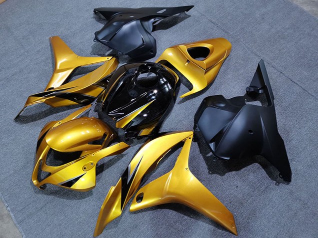 Carene Moto Honda CBR600RR 2009-2012 - Oro Nero Lucido Nero Opaco OEM Stile