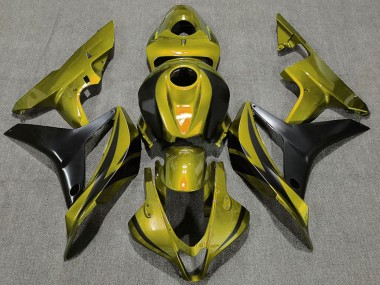 Carene Moto Honda CBR600RR 2007-2008 - Oro Nero Opaco OEM Stile