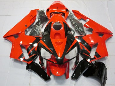 Carene Moto Honda CBR600RR 2005-2006 - Rosso Nero Banda