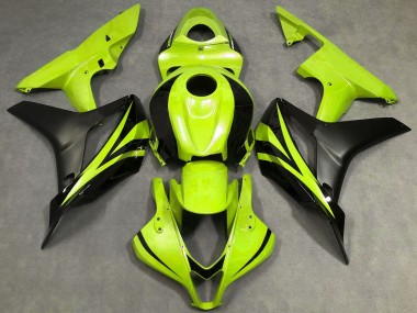 Carene Moto Honda CBR600RR 2007-2008 - Neon Giallo Nero Opaco OEM Stile