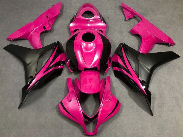 Carene Moto Honda CBR600RR 2007-2008 - Rosa Nero Opaco OEM Stile