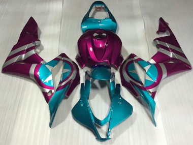 Carene Moto Honda CBR600RR 2007-2008 - Rosa Blu Captain America