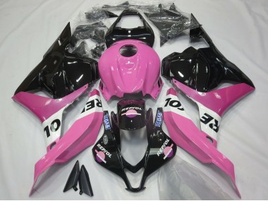 Carene Moto Honda CBR600RR 2009-2012 - Rosa Bianco Nero Lucido Repsol