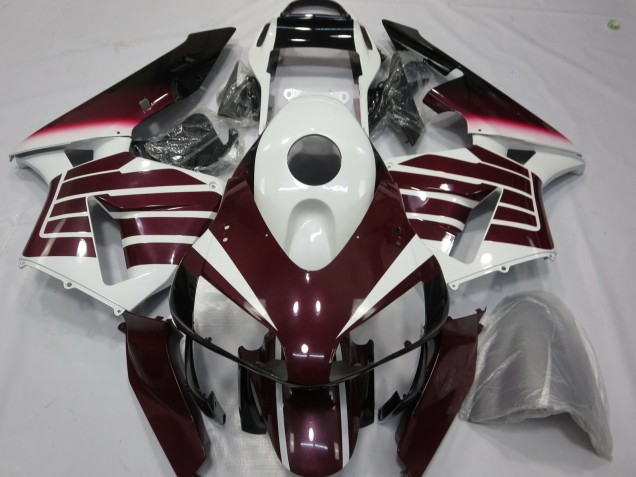 Carene Moto Honda CBR600RR 2003-2004 - Bianco Viola Scuro