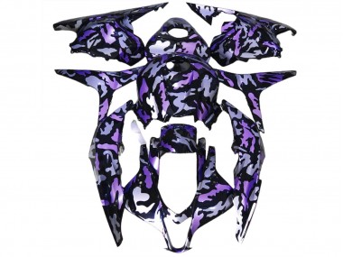 Carena Moto Honda CBR600RR 2009-2012 - Viola Argento Camouflage