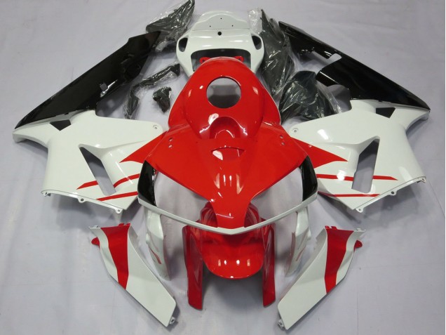 Carene Moto Honda CBR600RR 2005-2006 - Bianco Rosso Nero