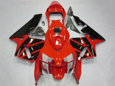 Carene Moto Honda CBR600RR 2003-2004 - Rosso Nero Lucido OEM Stile