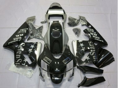 Carene Moto Honda CBR600RR 2003-2004 - Argento Nero Lucido SevenStars