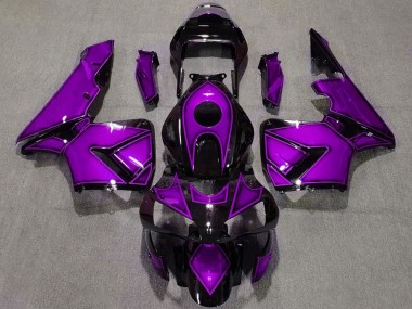 Carene Moto Honda CBR600RR 2003-2004 - Viola Nero Lucido