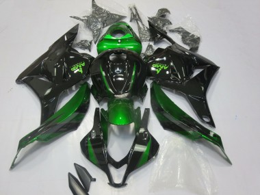 Carene Moto Honda CBR600RR 2009-2012 - Verde Nero Lucido