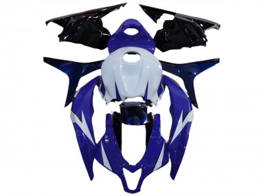 Carene Moto Honda CBR600RR 2009-2012 - Bianco Blu Nero Lucido