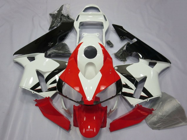 Carena Moto Honda CBR600RR 2003-2004 - Bianco Rosso Nero Lucido