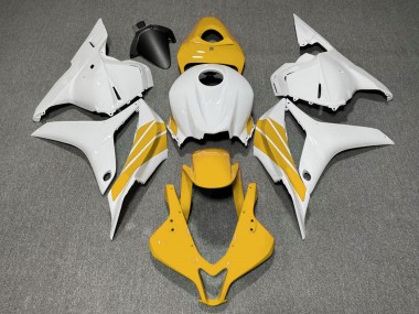 Carene Moto Honda CBR600RR 2009-2012 - Bianco Giallo Banda