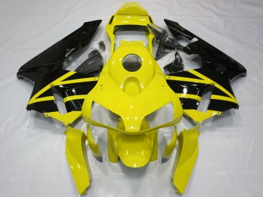 Carene Moto Honda CBR600RR 2003-2004 - Giallo Nero Lucido OEM Stile