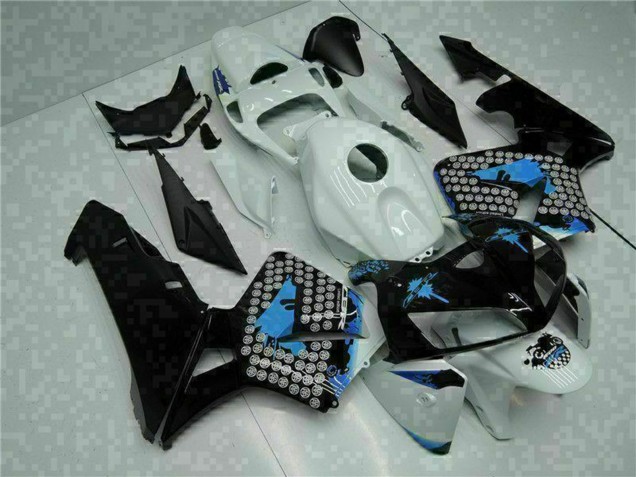 Carene Moto Honda CBR600RR 2005-2006 - Bianco Nero Verde
