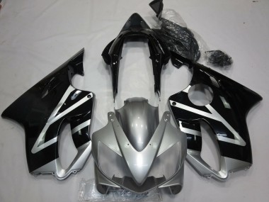 Carene Moto Honda CBR600 F4i 2004-2007 - Argento Nero Lucido