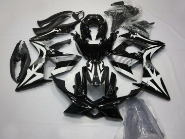 Carene Moto Suzuki GSXR 1000 2009-2016 - Nero Lucido Bianco
