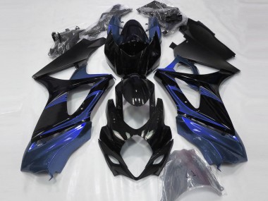 Carene Moto Suzuki GSXR 1000 2007-2008 - Blu Nero Lucido