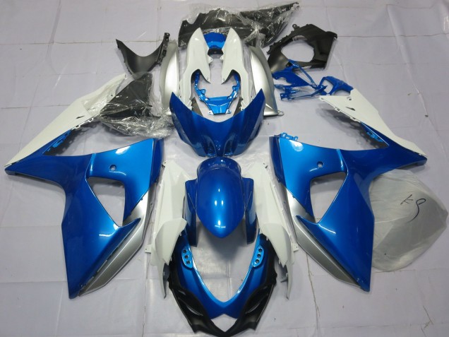 Carene Moto Suzuki GSXR 1000 2009-2016 - Blu Bianco